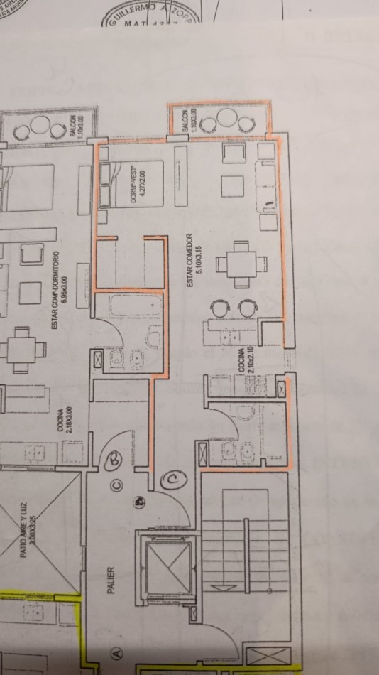 HERMOSO MONOAMBIENTE DIVISIBLE A UNA CUADRA DEL PARQUE CHACABUCO